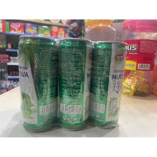 [ GIÁ ƯU ĐÃI ] - Lốc 6 lon nước dừa Jojonavi có cơm dừa 325ml