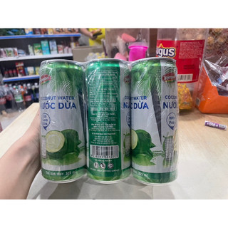 - Lốc 6 lon nước dừa Jojonavi có cơm dừa 325ml