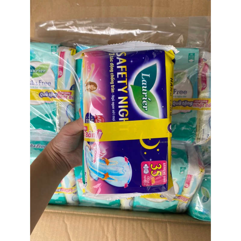 Băng vệ sinh Laurier Fresh&Free ban ngày siêu mỏng cánh 20 miếng