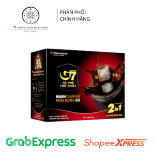 Cà phê G7 Hòa tan 2in1  Trung Nguyên - Hộp Đen Đá 15 gói