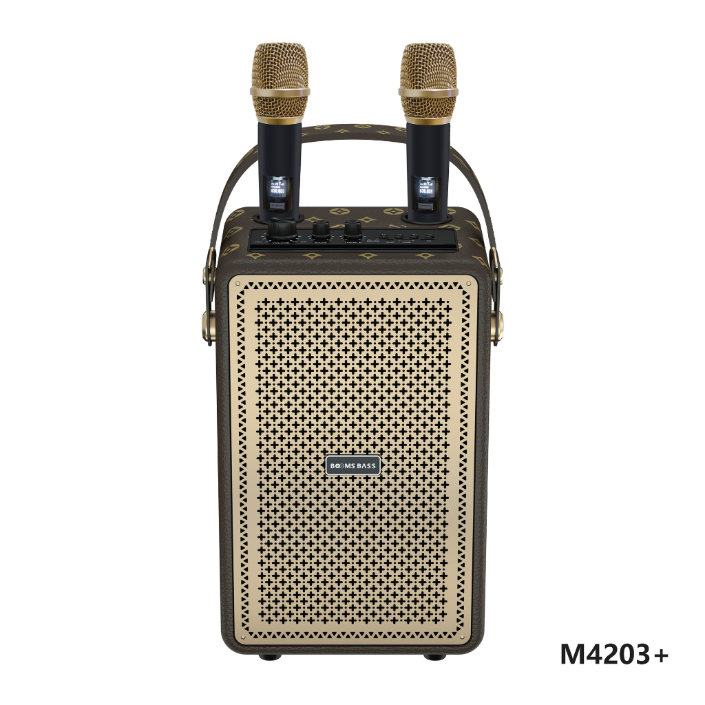 Loa Bluetooth karaoke M4203 Output 100W Bass mạnh treble rời âm thanh đỉnh cao bảo hành chính hãng - TECHMALL.STORE