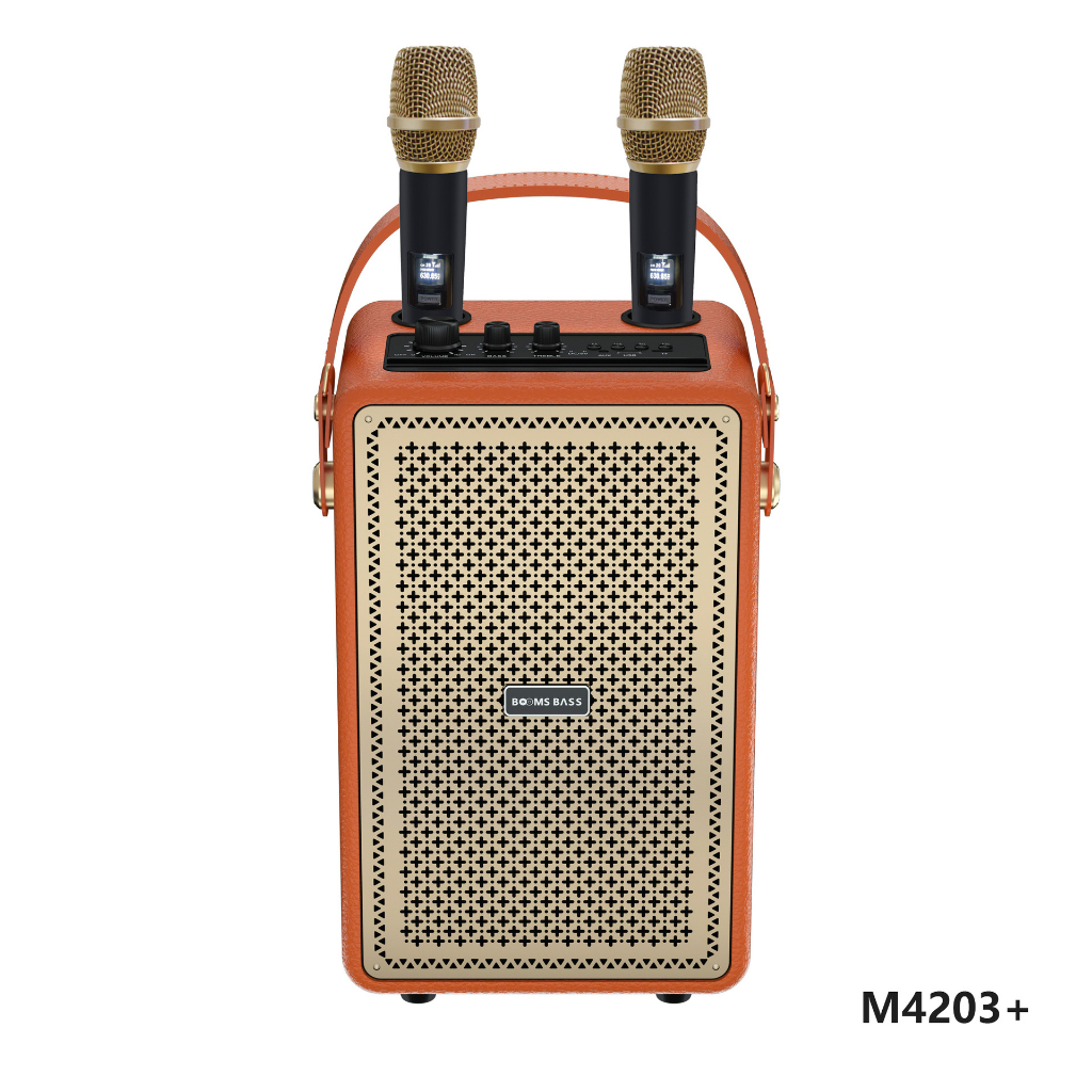 Loa Bluetooth karaoke M4203 Output 100W Bass mạnh treble rời âm thanh đỉnh cao bảo hành chính hãng - TECHMALL.STORE