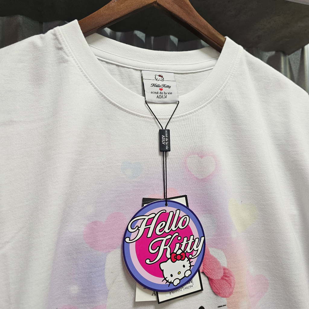 Áo Thun ADLV x Hello Kitty - Unisex Nam Nữ chính hãng Authenitc - Xách tay Hàn