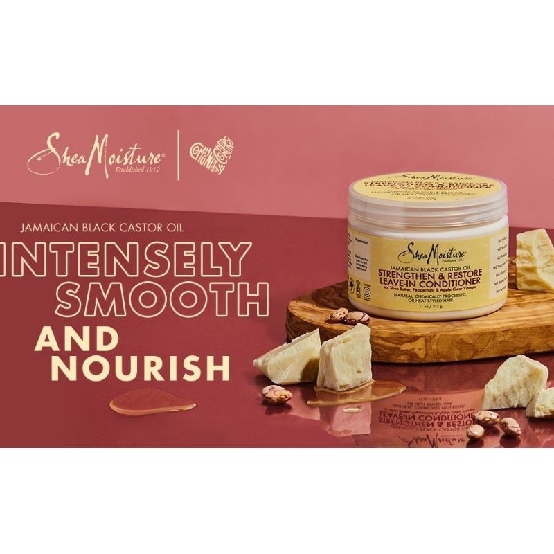 DẦU XẢ KHÔ SHEA MOISTURE Jamaican Black Castor Oil Leave In Conditioner 340ML