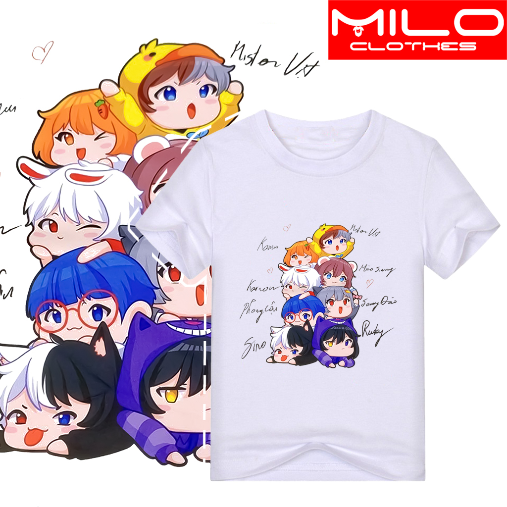 Áo Hero Team Kèm Chữ Ký Hero Team Màu Đen + Trắng Thoáng Mát, Thời Trang Hero Team Unisex,Có size trẻ em