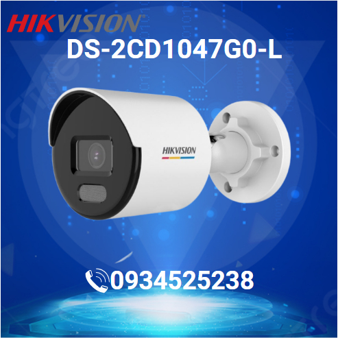 Camera IP Colorvu 4MP HIKVISION DS-2CD1047G0-L