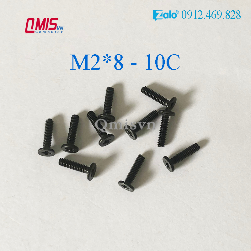 M2*8  - Ốc vít đáy laptop kích thước M2x8 M2 x 8 mm