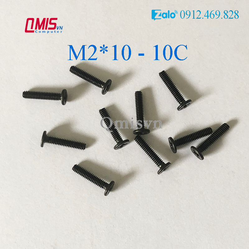 M2*10  - Ốc vít đáy Laptop kích thước M2x10 M2 x 10 mm
