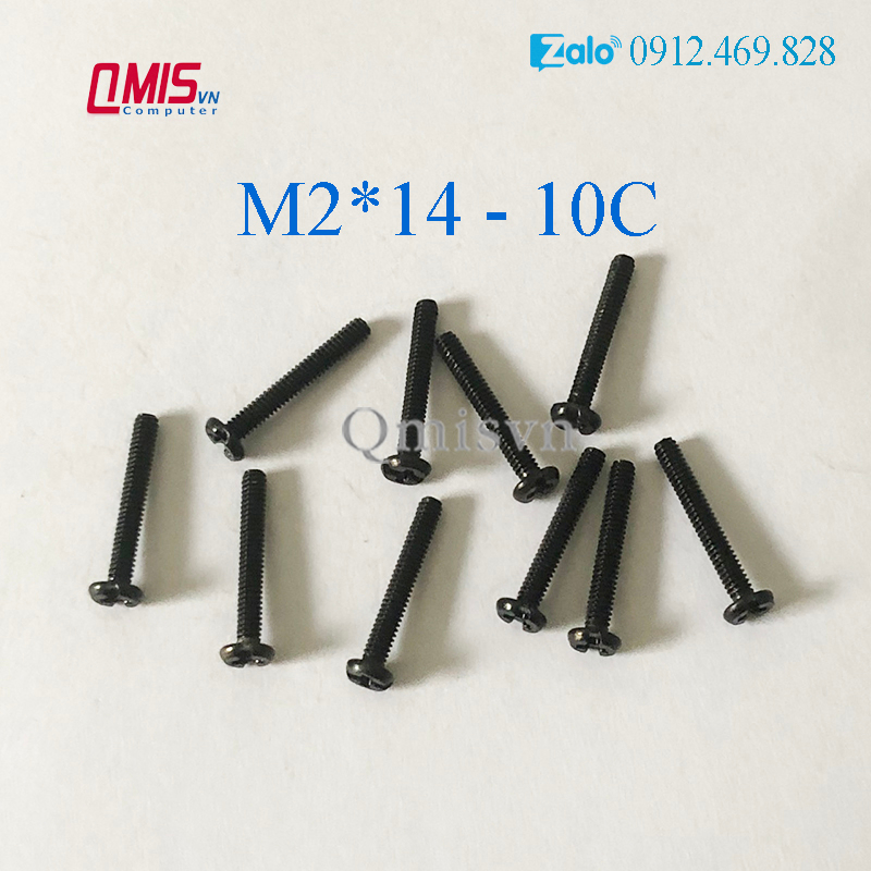 M2*14  - Ốc vít đáy laptop kích thước M2x14 M2 x 14 mm