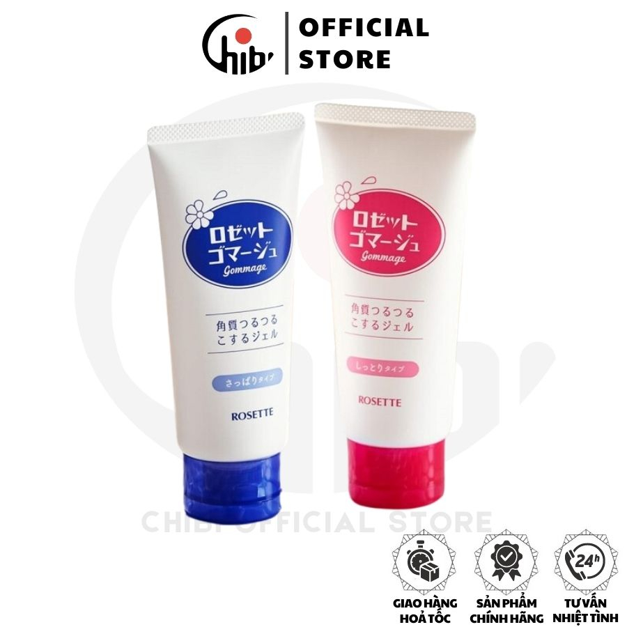 Gel tẩy tế bào chết Rosette Peeling Gel Nhật Bản 120g