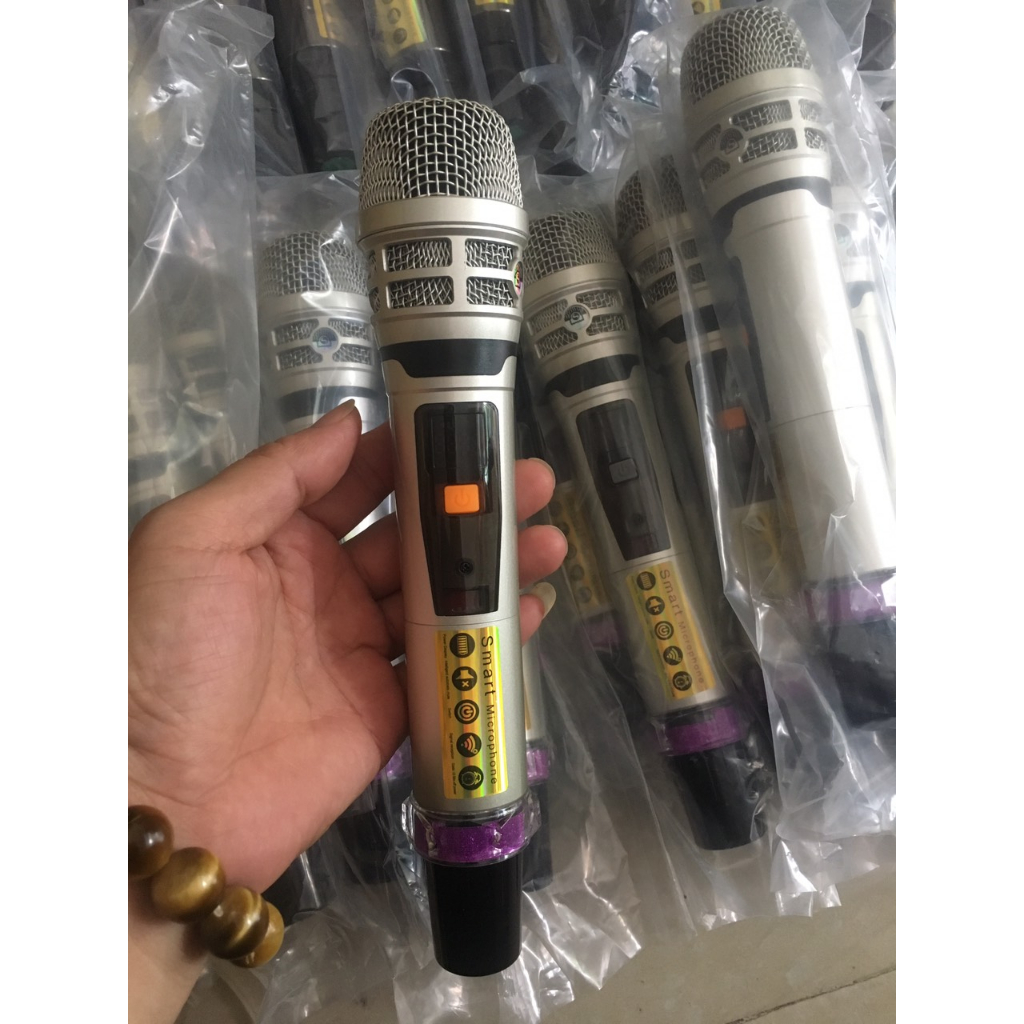 Micro Loa Kéo 2 Tay Micro Kèm Bo Mạch Mic UGX- chống hú-Hàng tay Nhôm Cao Cấp