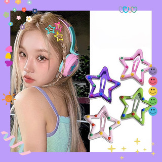 Set kẹp tóc 10 cái ngôi sao y2k 🍡 nhiều màu sắc 🍭