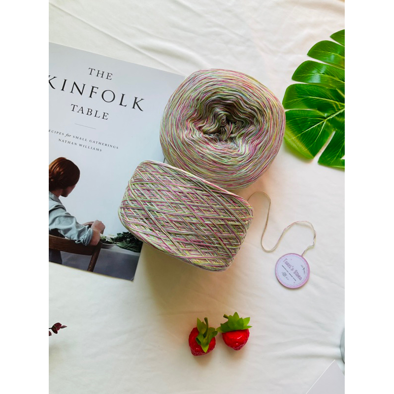 Yarn - Sợi Linen 100% - Sợi Loang - Sợi Chập Cỡ sợi từ 0.6mm ~ 0.8mm - Đan móc áo váy mùa hè