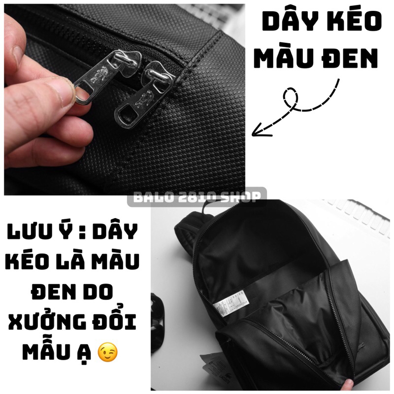 Balo Thời Trang LC Backpack Full Black Logo Signature Chất Liệu Da Si Cao Cấp Chống Nước Balo Đen Nam Nữ Bánh Mì Store