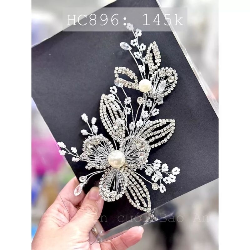 cài tóc kết đá cô dâu 80k