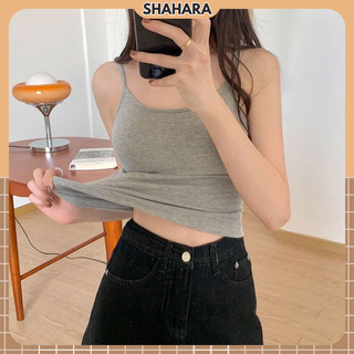 Áo Croptop Kiểu 2 Dây Body Tôn Dáng Chất Thun Thoáng Mát Kèm Đệm Ngực 618