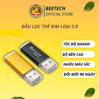 Đầu lọc thẻ nhớ, đầu đọc thẻ, usb đọc thẻ nhớ kim loại tốc độ cao, tương thích với mọi loại thẻ - Beetech