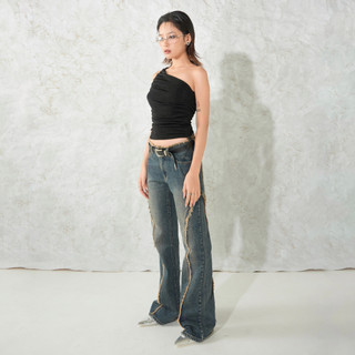 Quần Jeans cạp trễ tua rua INTO EIGHT thiết kế (Fay Jeans)