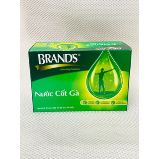 Nước cốt gà brand's tăng cường sức khỏe sức đề kháng hộp 6 lọ 42ml