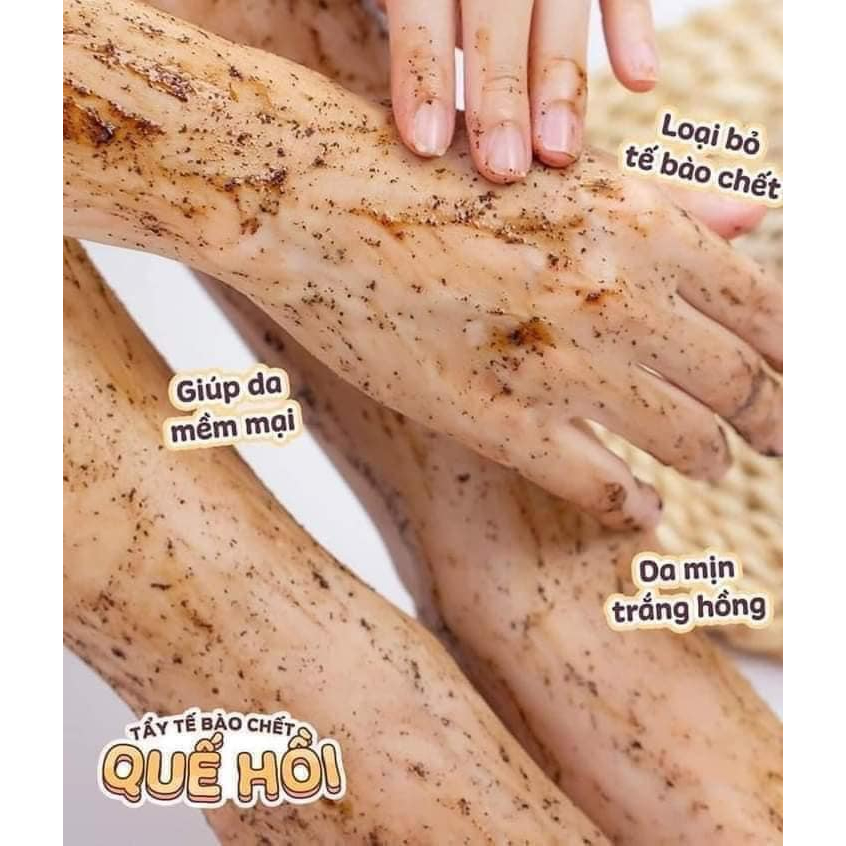 Tẩy Da Chết Body Toàn Thân Quế Hồi Cà Phê 380g