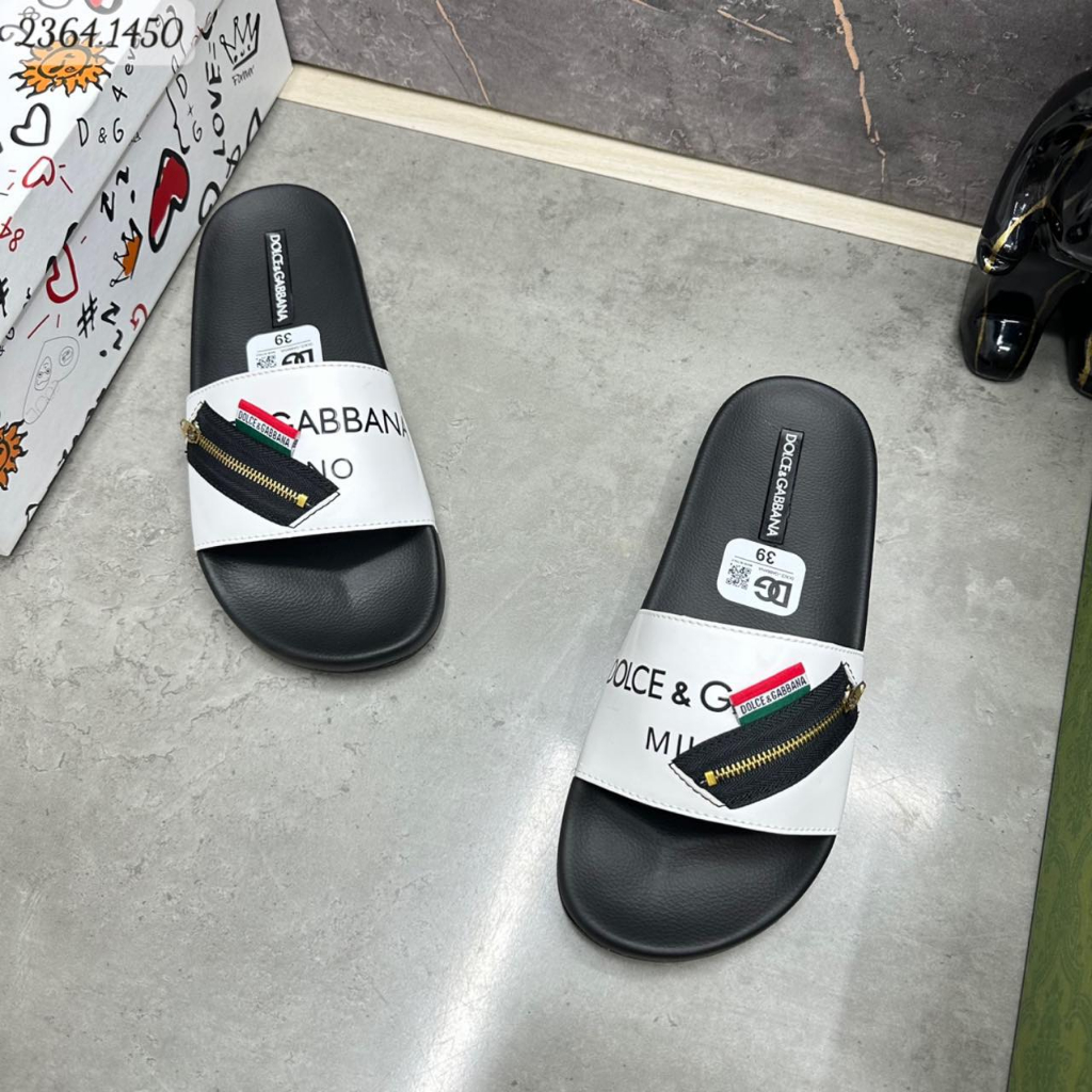 Dép lê hm thời trang Quảng Châu cao cấp - quai da xịn sò