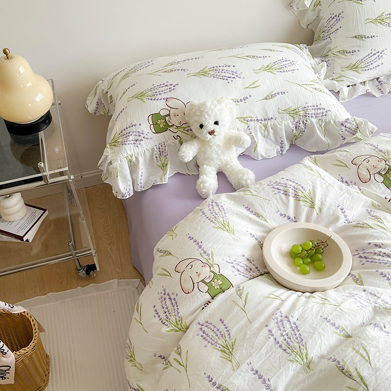 ĐŨI | Bộ Chăn Ga Gối Cao Cấp Dựa Theo Phong Cách Chăn Đũi Xơ Đậu Nành