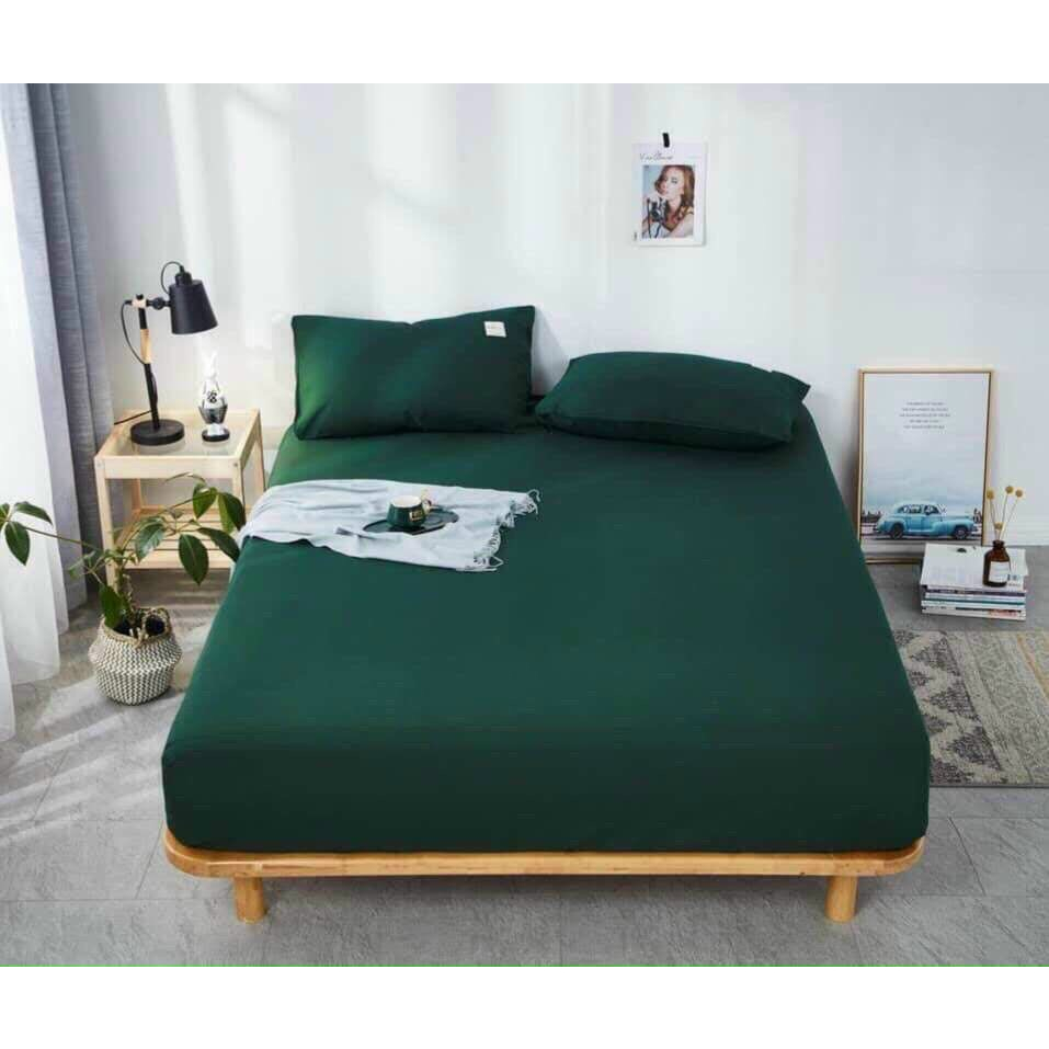 Set ga gối cotton tici phong cách Hàn Quốc, chất vải mềm mịn thoáng mát