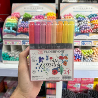   DA ĐEN - QUẬN 3  Bộ 6|12|24 Màu Bút Brush Kuretake Fudebiyori 