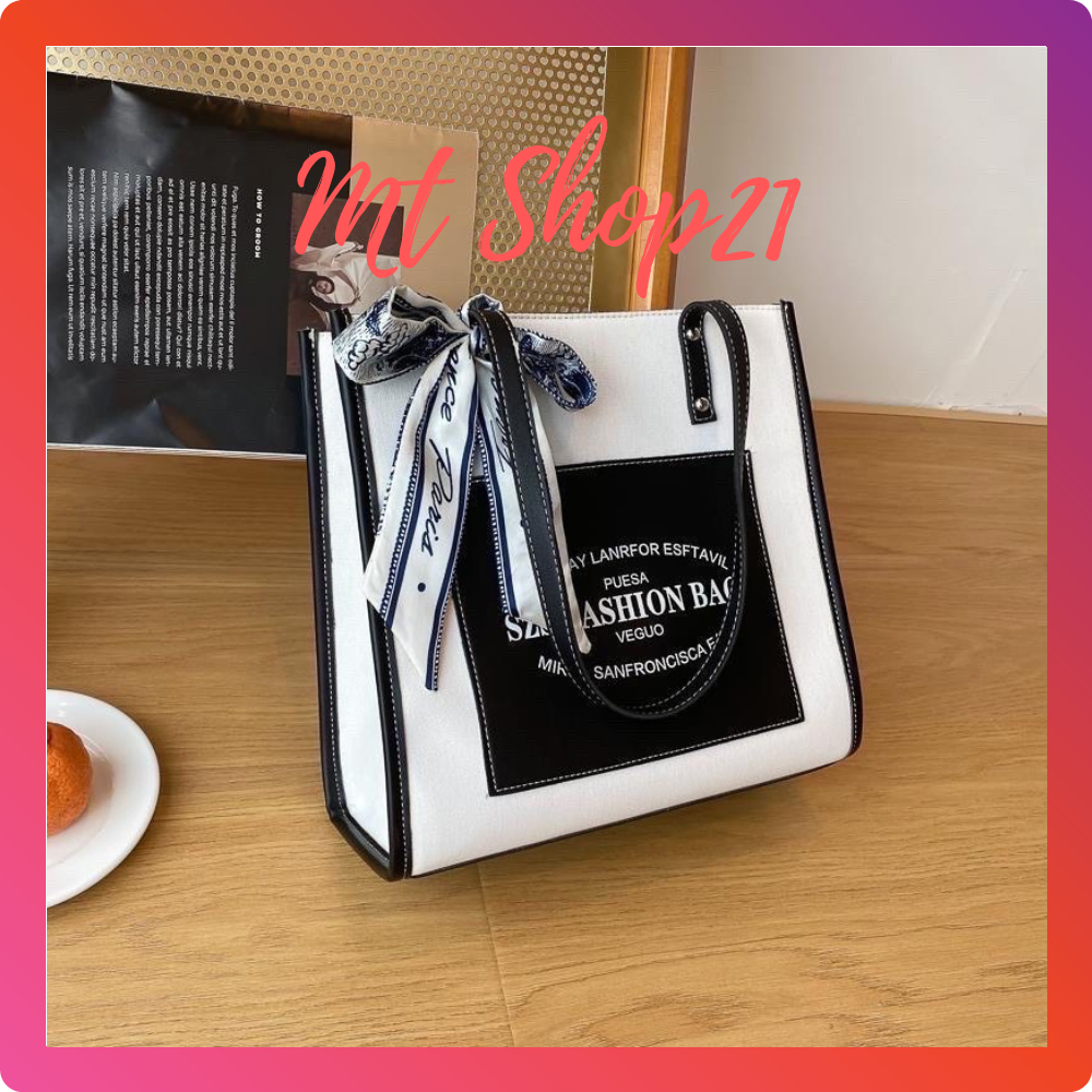 Túi Tote CHỮ đeo vai, xách tay, dùng đi làm, đi chơi, đi học Túi công sở T700