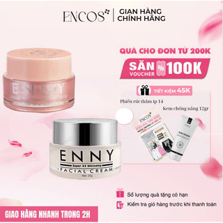 Combo Kem Face X4 Dưỡng Trắng Da Ban Đêm ENNY Và Kem Chống Nắng Bảo Vệ Da Magical Ban Ngày 20 Gram