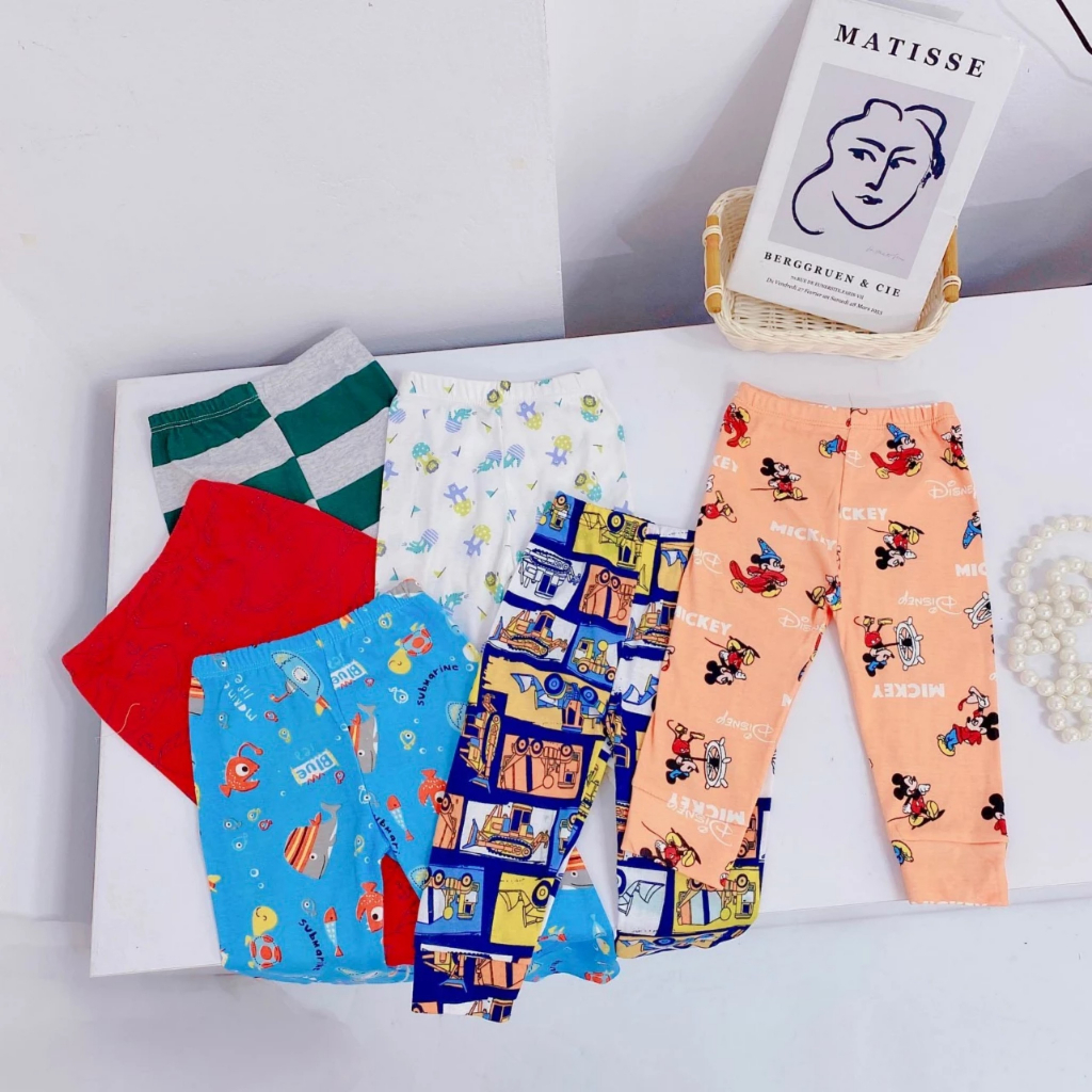 Quần dài cho bé trai bé gái DOMADO chất bozip xuất dư sịn cho bé QCD21