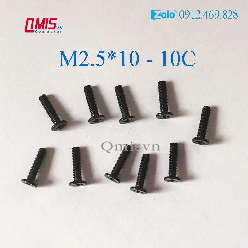 M2.5*10 - Ốc vít laptop - ỐC VÍT ĐÁY LAPTOP kích thước M2.5x10 M2.5 x 10 mm