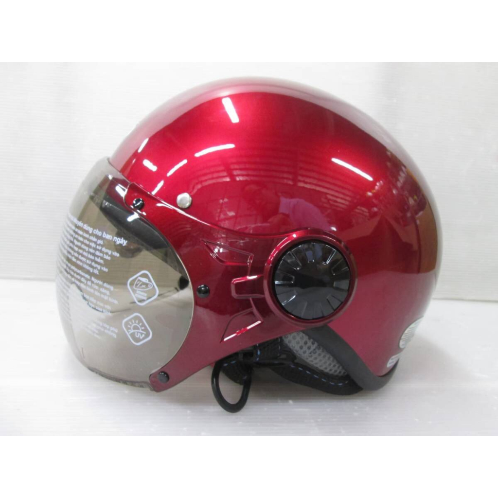 Mũ bảo hiểm nửa đầu có kính Sunda 136 BẢO HÀNH 12 THÁNG