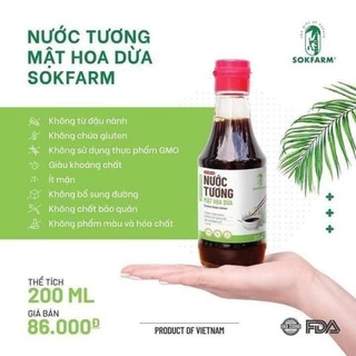 Nước tương mật hoa dừa 200ml