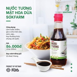 Nước tương mật hoa dừa 200ml
