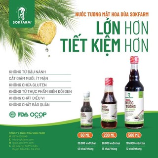 Nước tương mật hoa dừa 500ml