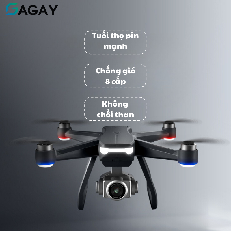 Flycam máy bay không người lái F11 pro định vị GPS, camera kép 6K, fly cam động cơ không chổi than GAGAY | BigBuy360 - bigbuy360.vn