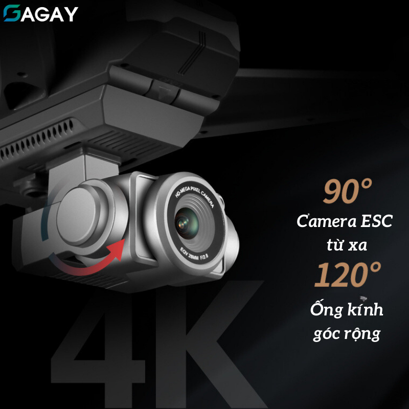 Flycam máy bay không người lái F11 pro định vị GPS, camera kép 6K, fly cam động cơ không chổi than GAGAY | BigBuy360 - bigbuy360.vn