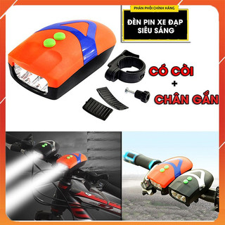Đèn Chiếu Sáng Cho Xe Đạp Giá Rẻ Có Còi Siêu Sáng