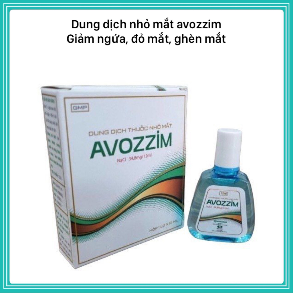 Dung dịch nhỏ mắt Avozzim lọ 12ml