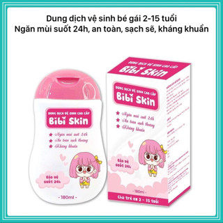 Bibi Skin Dung Dịch Vệ Sinh Bé Gái Sạch Sẽ An Toàn Kháng Khuẩn Cho Bé 2 -15 Tuổi