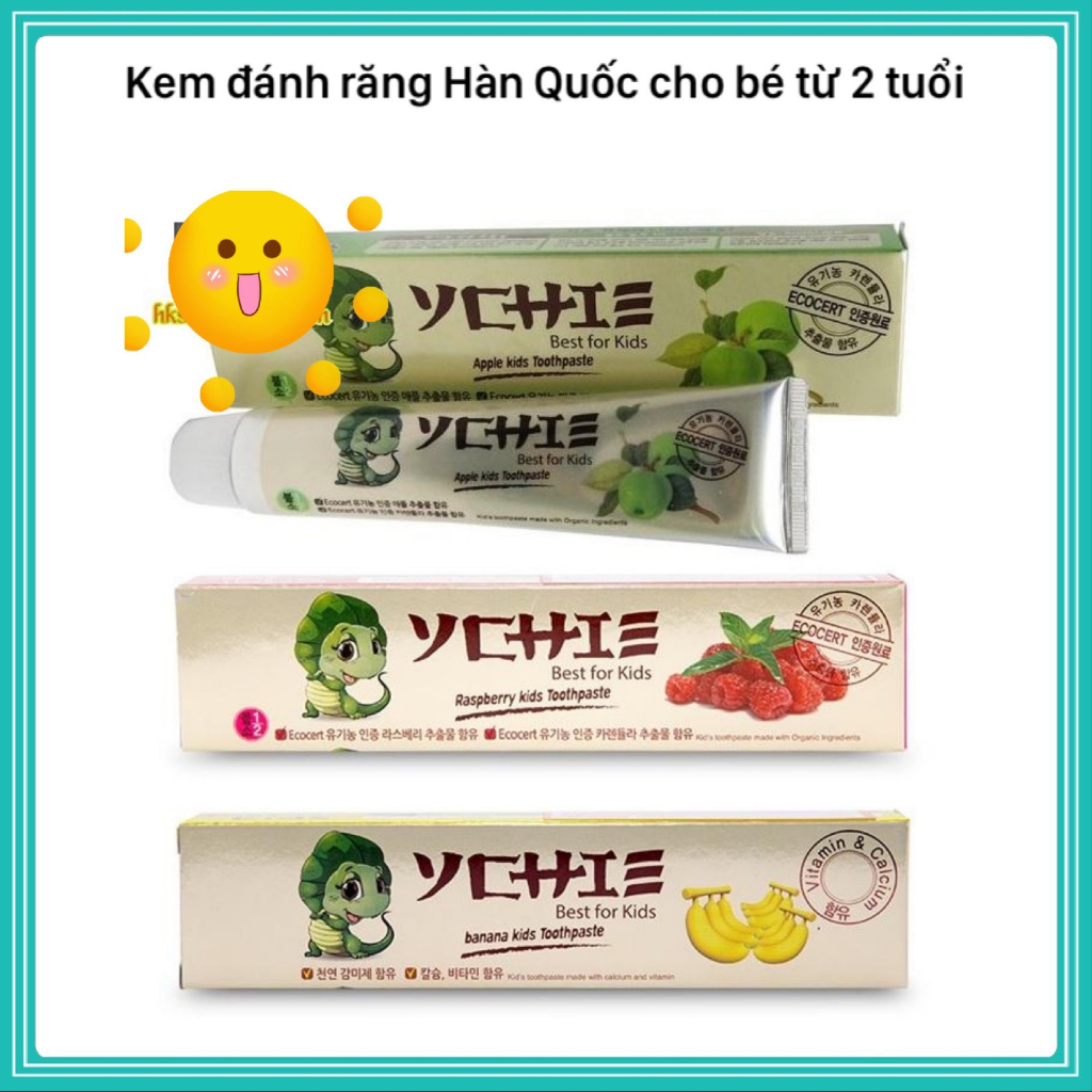 Kem đánh răng trẻ em YCHIE Hàn Quốc 75g