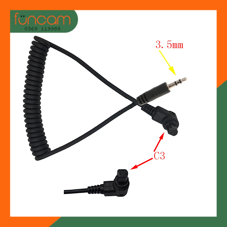 Dây Cáp Nhả Màn Trập 2.5mm 3.5mm C1 C3 N1 N3 S2 Cho Canon Nikon Sony Pentax