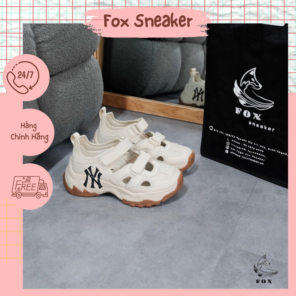 Giày Sục MLB Big Ball Chunky Mask New York Yankees 3ASDCH133-50CRS