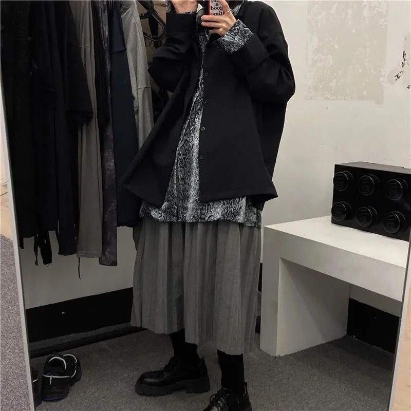 Áo Sơ Mi Vest Hai Lớp Da Rắn Unisex Cực Ngầu