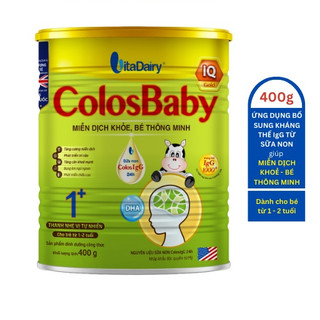 Sữa bột colosbaby iq gold 1+hộp 400g vitadairy