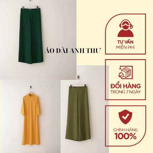 Áo dài dáng xưa, áo dài dáng suông big size Từ 40KG ĐẾN 90KG kèm quần