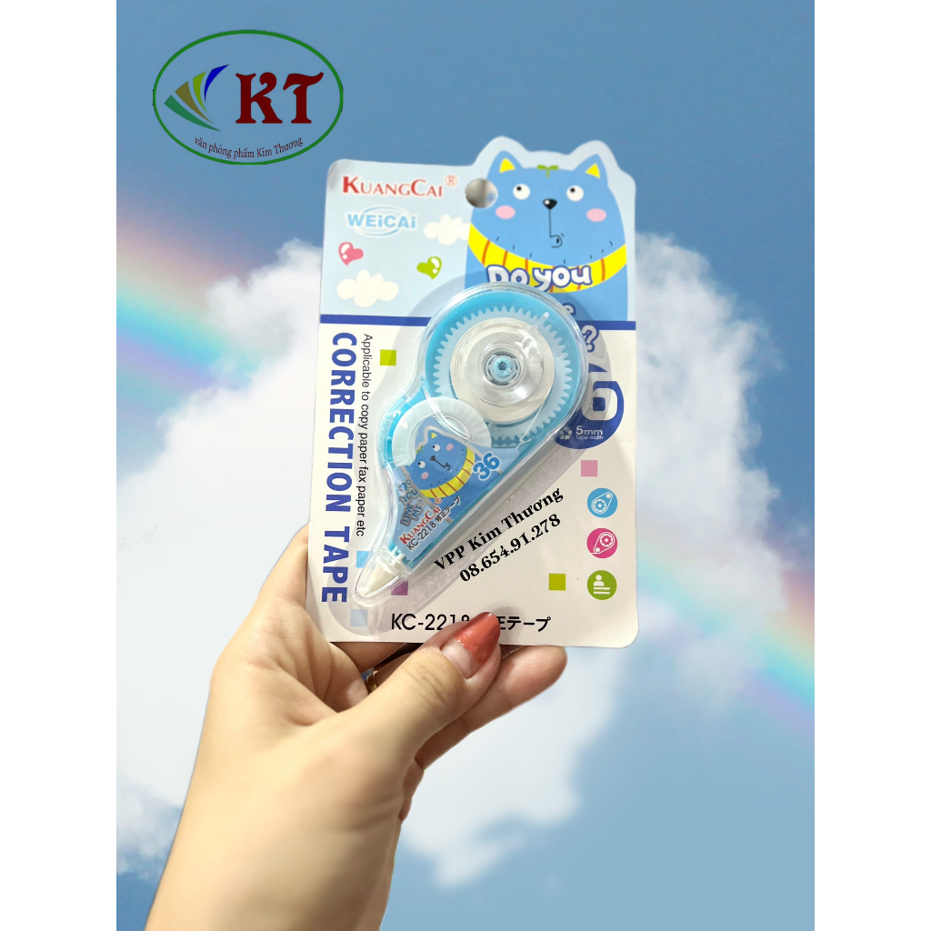 Vỉ xoá kéo 1 cây KuangCai KC-2218