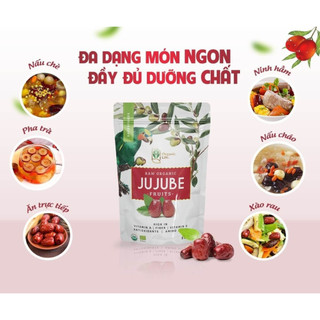 Táo đỏ hữu cơ Organic Life (Raw Organic Jujube Fruits Organic Life) - 250gr & 500gr