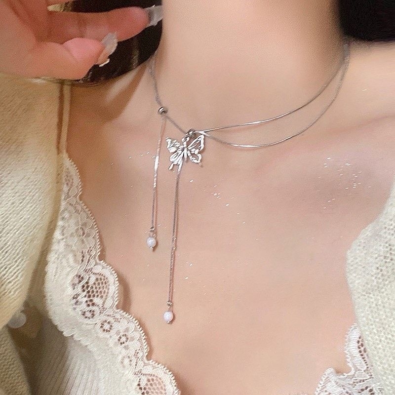 Dây Chuyền Kiểu Mặt Bướm - TS1748 - BCorner